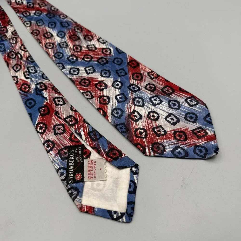 Vintage 40s 50s Superba Cravats Swing Tie 53.5